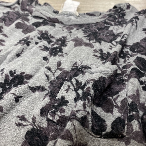 Thick pocket shirt with floral print - Picture 2 of 2